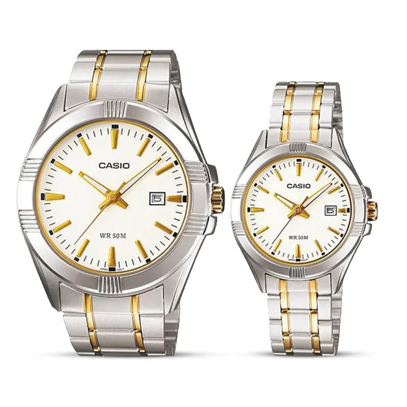 Casio Two-tone Couple Watch | MTP/LTP-1308SG-7AVDF